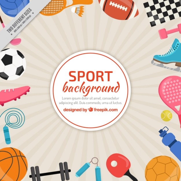 éléments sportifs fond