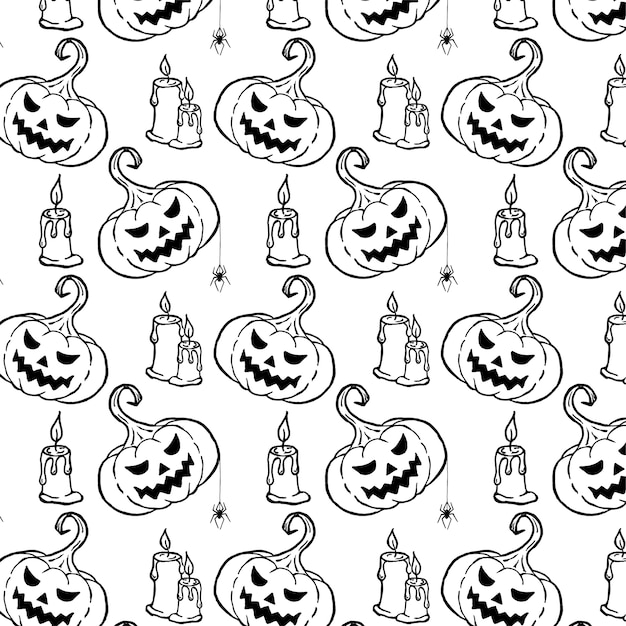 Éléments Vectoriels D'halloween