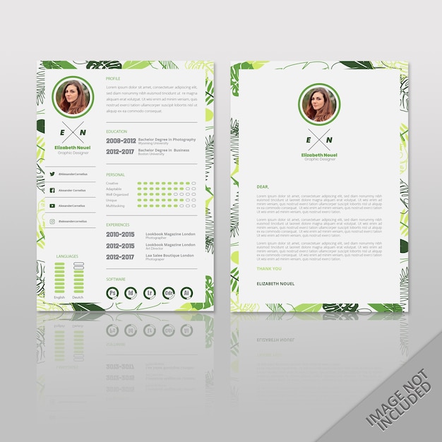 Elizabeth Résumé Green Clean