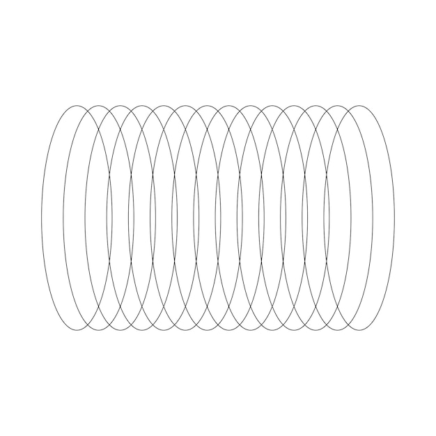 Ellipses De Croisement De Fractales Géométriques