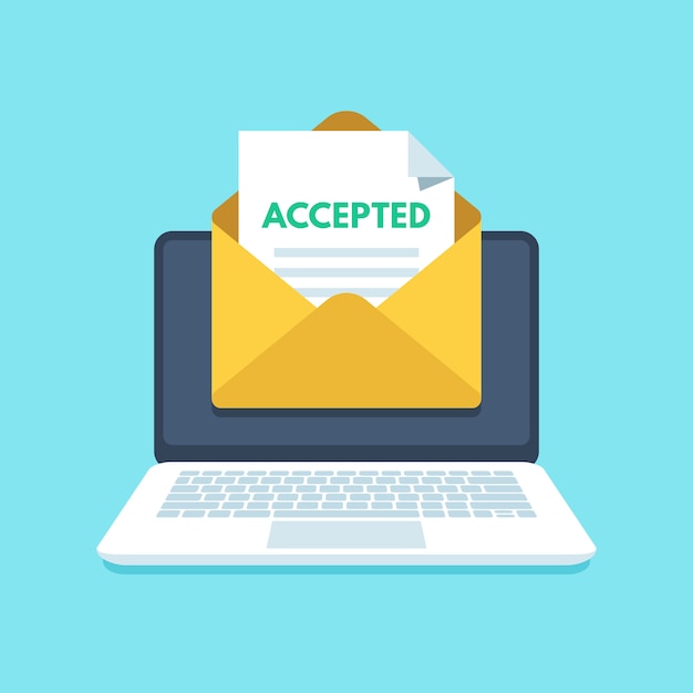 Email Accepté Dans L'enveloppe