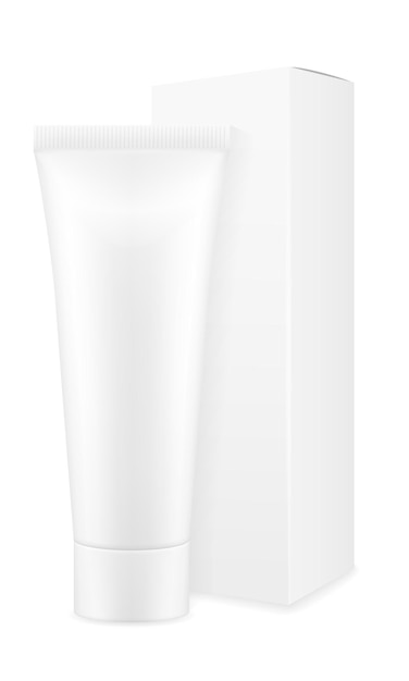 Emballage de boîte et tube de modèle vide de dentifrice