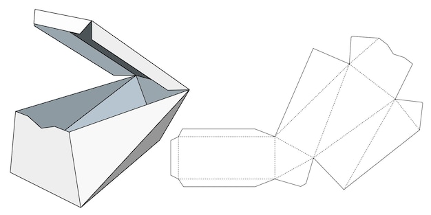 Emballages Pour Cadeaux, Marchandises Et Nourriture. Illustration Vectorielle D'une Boîte En Carton. Modèle De Paquet. Maquette De Vente Au Détail Blanche Isolée.