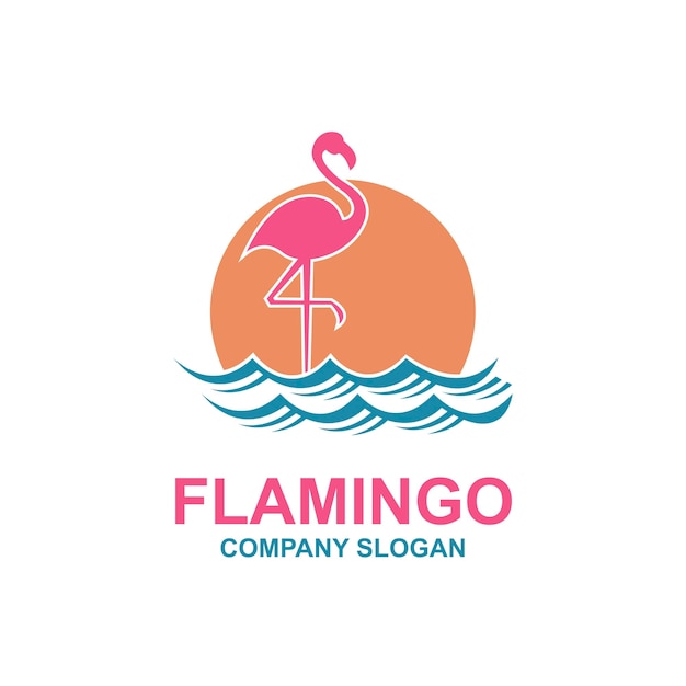 emblème du flamant rose
