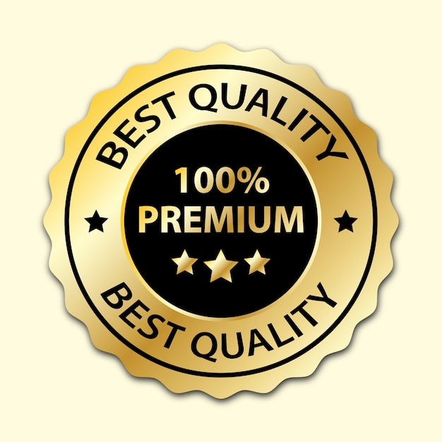 Emblème d'insigne premium de la meilleure qualité