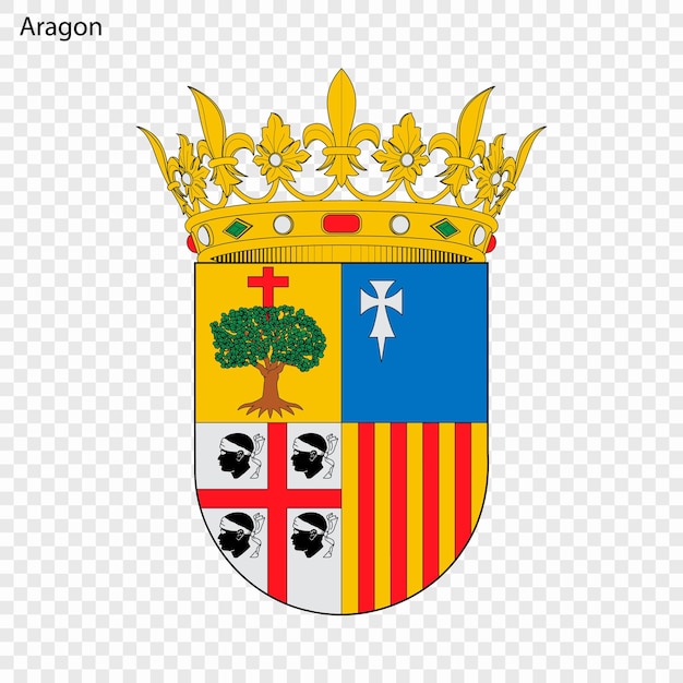 Vecteur emblème de la province d'espagne