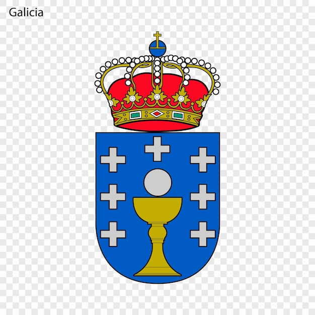 Vecteur emblème de la province d'espagne