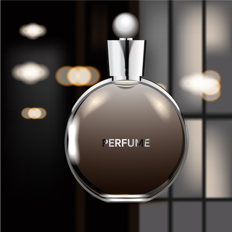 Embouteillage d&#39;un verre de parfum
