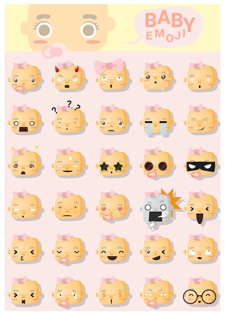 Emoji Bébé Icônes