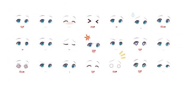 Emotions Yeux Des Filles Anime (manga)