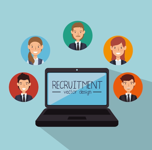 Employé De Recrutement Embauché Isolé