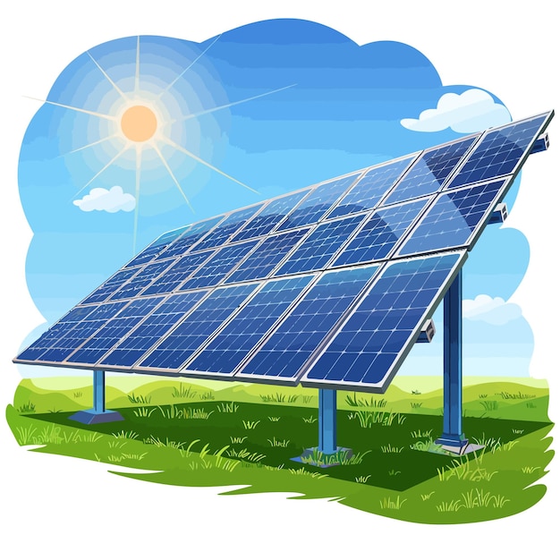 L'énergie solaire est un vecteur d'illustration.