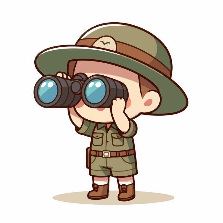 Vecteur enfant de dessin animé archéologue vectoriel