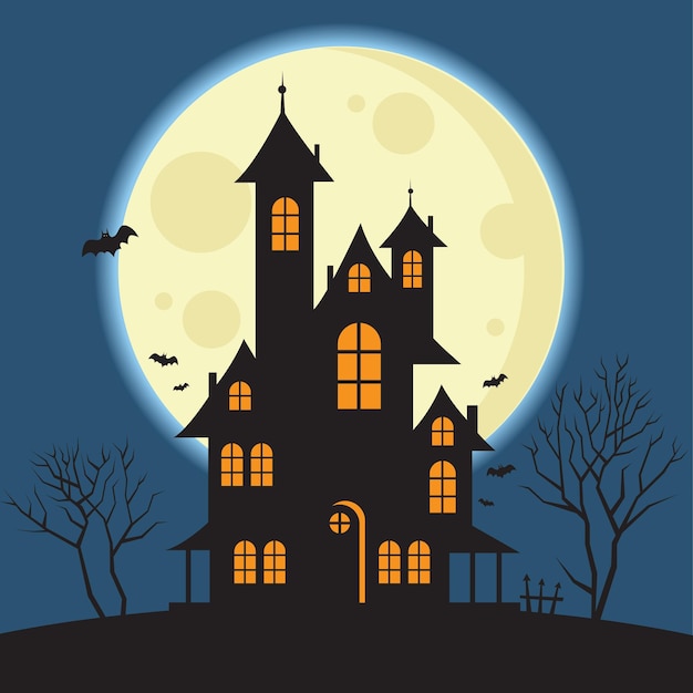 Enfants Mignons Portant Des Costumes D'halloween Illustration Vectorielle