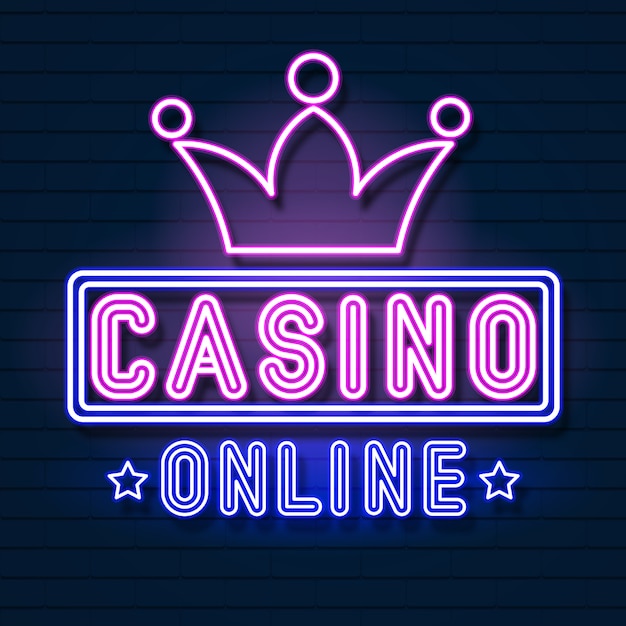 Enseigne Au Néon De Casino