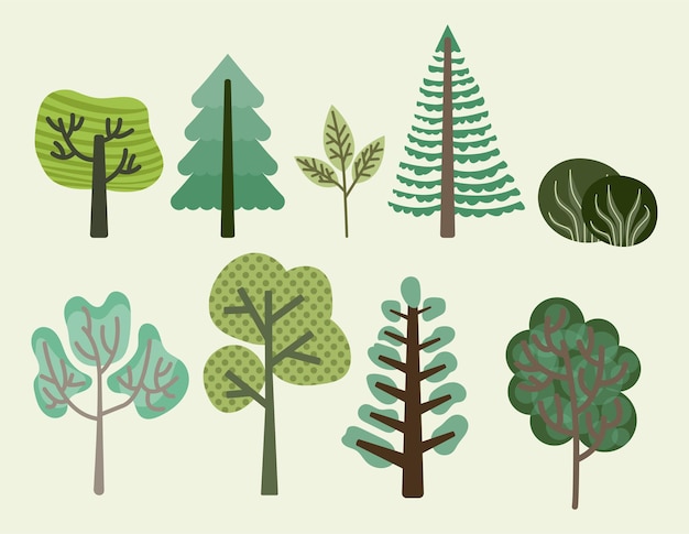 Ensemble d'arbres