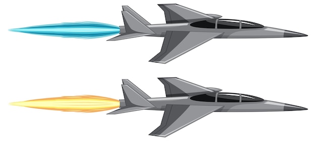 Ensemble d'avions militaires