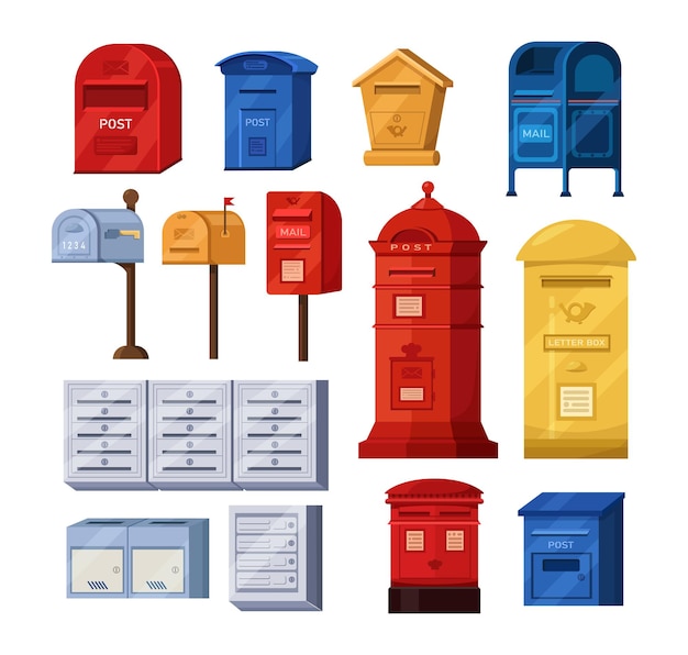 Une boîte aux lettres pour recevoir le courrier
