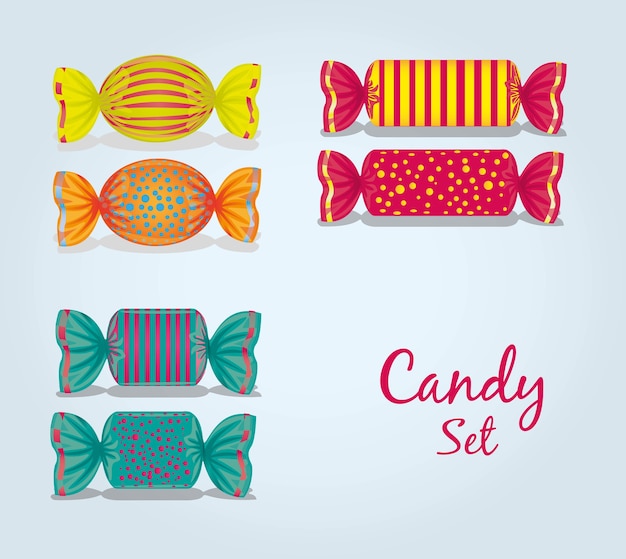 ensemble de bonbons