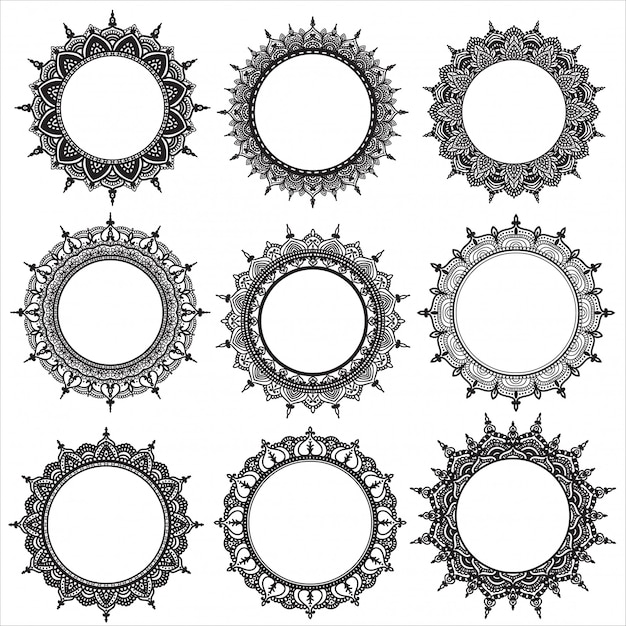 Ensemble De Cadre Mandala