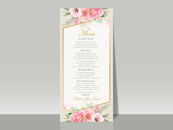 Vecteur un ensemble de cartes d'invitation de mariage de belles roses roses