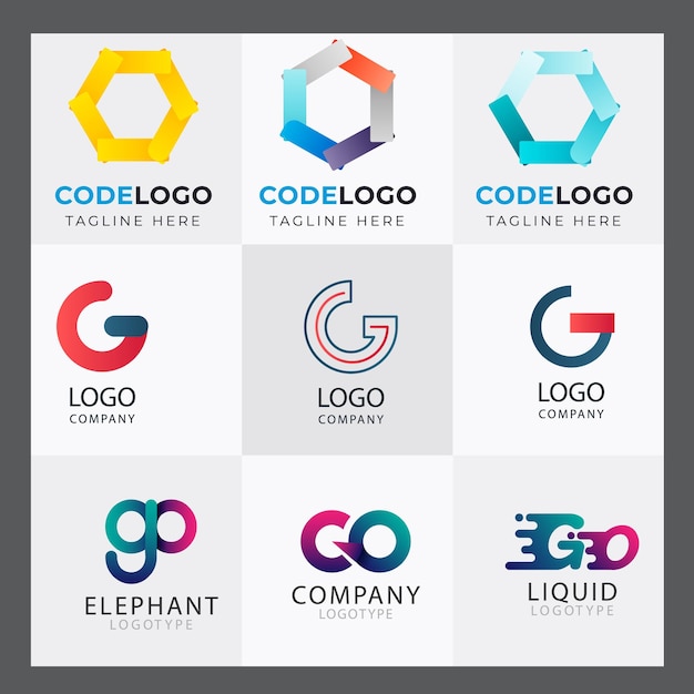 Ensemble de codes Boost Logo conçoit le vecteur de concept Rocket Code modèle de logo vecteur d'icône
