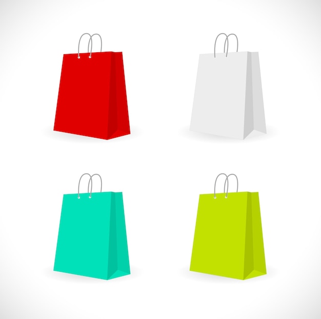 Ensemble Coloré De Sac à Provisions