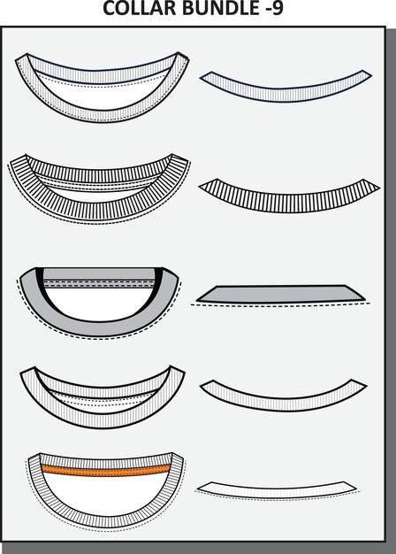 Ensemble de conception de collier 9 variations