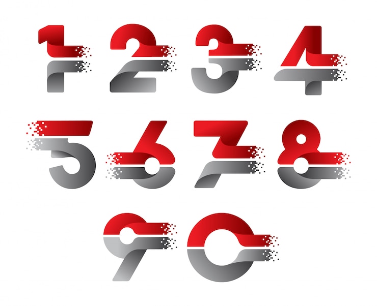 Vecteur ensemble de conception de pixels numériques