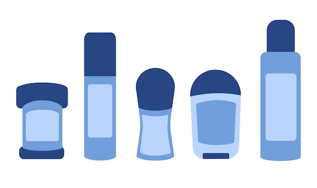 Ensemble de différents déodorants et antisudorifiques