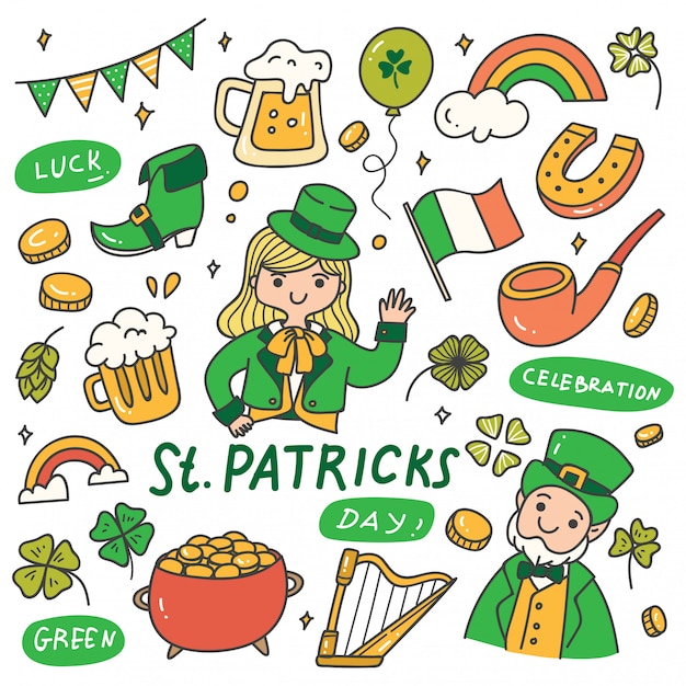 Ensemble De Doodles St Patrick Day