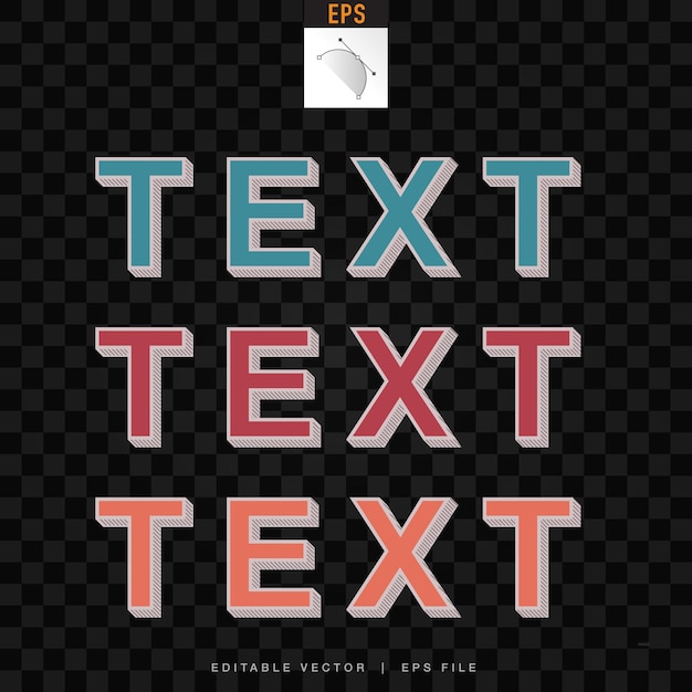 Ensemble d'effets de texte 202401_14