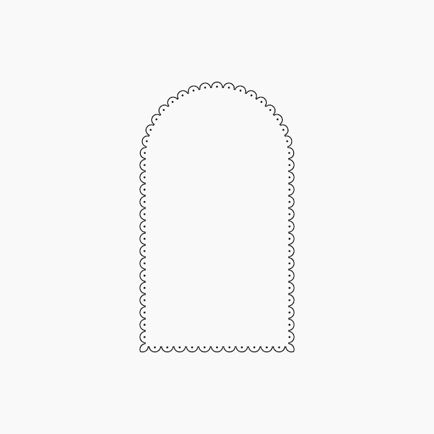 Ensemble d'éléments de cadre en arc