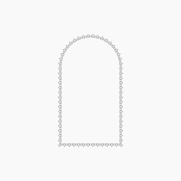 Ensemble d'éléments de cadre en arc