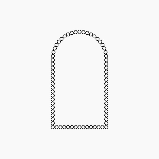 Ensemble d'éléments de cadre en arc