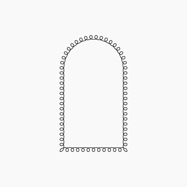 Ensemble d'éléments de cadre en arc