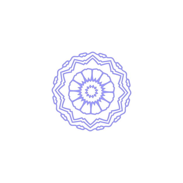 ensemble d'éléments de cercle de mandala vecteur floral