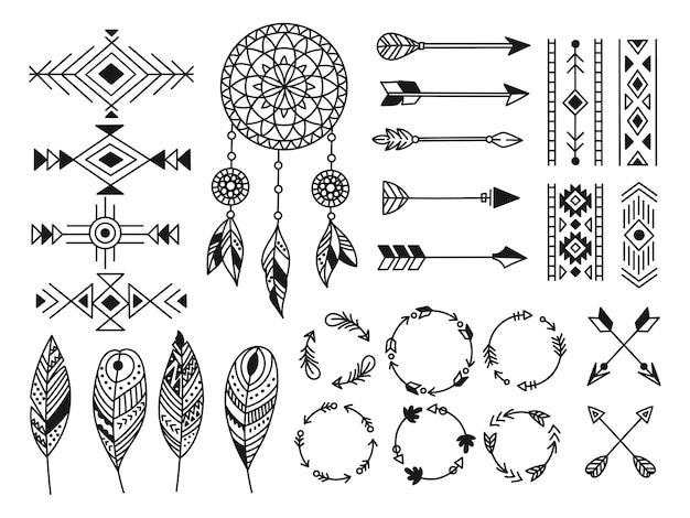 Ensemble d'éléments de conception tribale