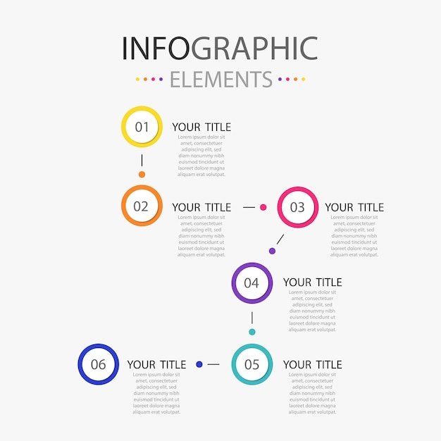 Ensemble d'éléments d'infographie de zone de texte moderne en forme de cercle à utiliser dans les éléments d'infographie d'entreprise