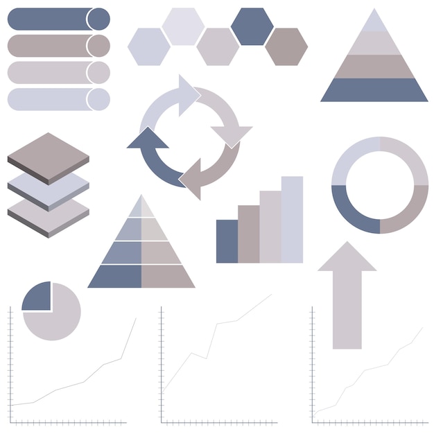 Ensemble D'éléments Infographiques