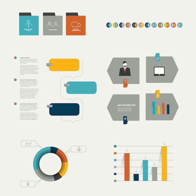 Ensemble D'éléments Infographiques.