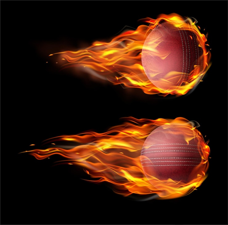 Vecteur ensemble d'équipements sportifs isolés sur un fond blanc 3d abstrait ballon de feu de football de football en flammes
