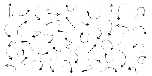 Ensemble De Flèches Vectorielles