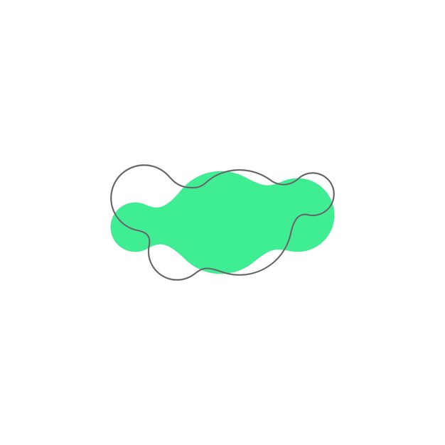 ensemble de gouttelettes dessiner à la main les éléments abstraits