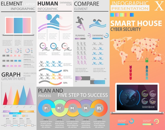 Ensemble D'infographie.