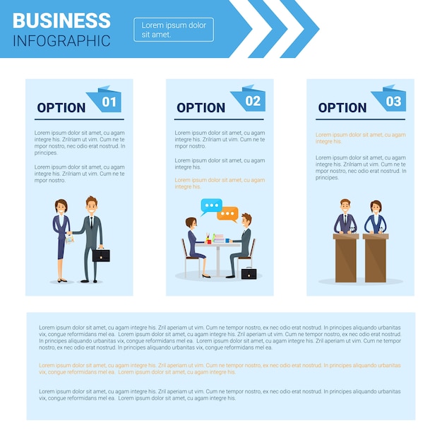 Ensemble D'infographies Commerciales