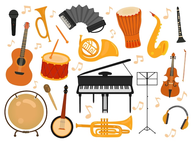 Ensemble D'instruments De Musique