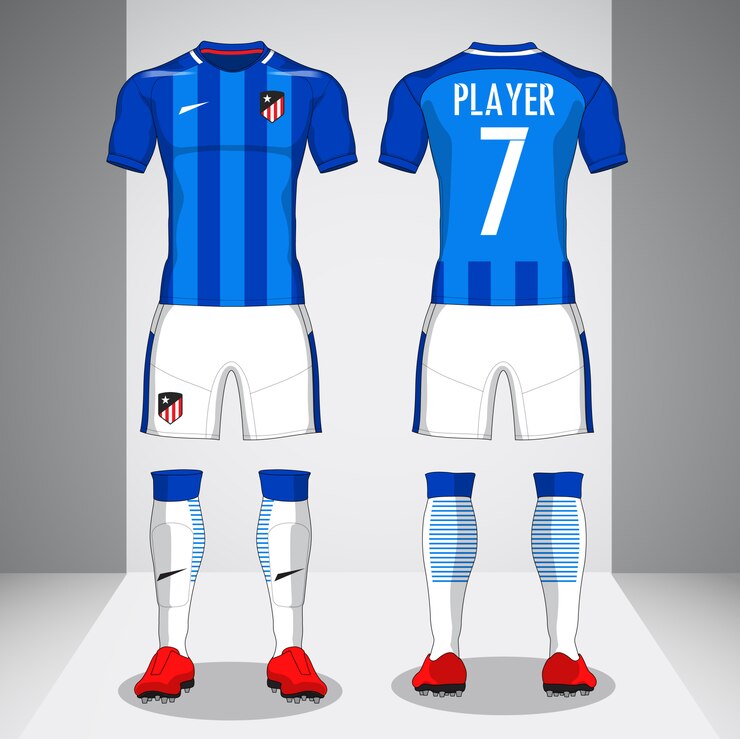 Vecteur ensemble de kit de football