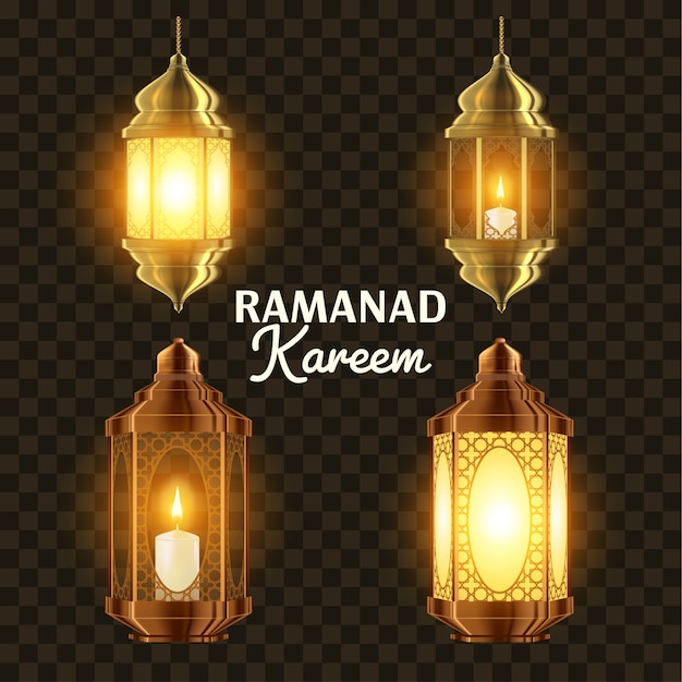 Ensemble de lampe Ramadan