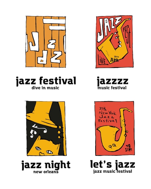 Ensemble De Logo Jazz Festival De Musique